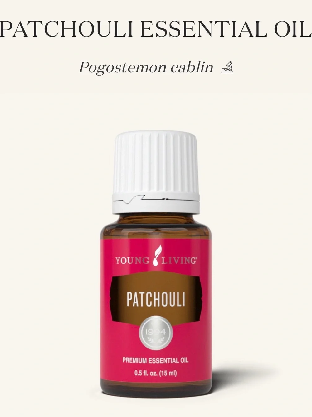 Young Living Patchouli Essential Oil - 15ml & bonus 5ml, YES two bottles!